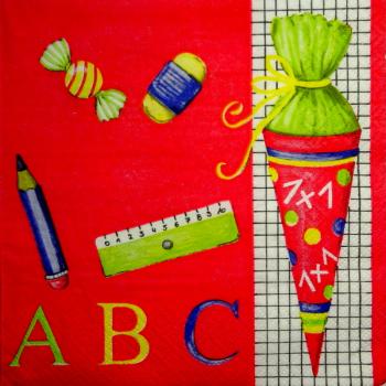 009 School - 3-ply (red) - ti-flair